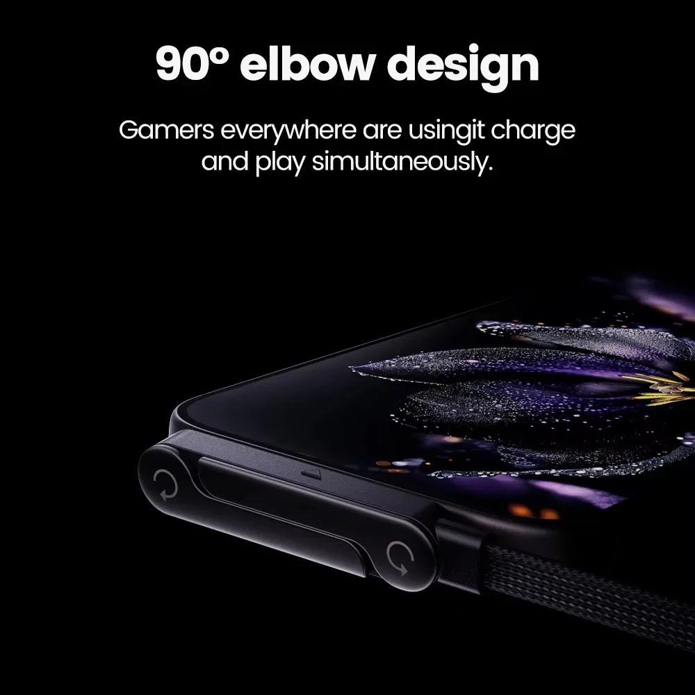 240W Cable 2 in 1 Type C To Type C Fast Charging Foldable Bracket Data Cable Type C Desktop Holder Charging Wire For Iphone17 16