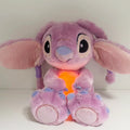 Disney Lilo&Stitch Plush Doll Breath Child Peluche Kawaii Soothes Toy Anime Baby Music Light Sleep Toys Pink Stitch Kid Gifts