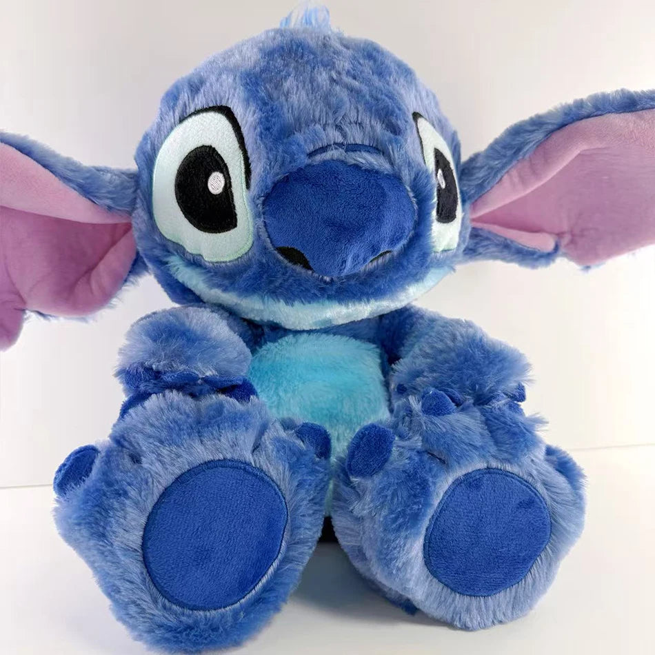 Disney Lilo&Stitch Plush Doll Breath Child Peluche Kawaii Soothes Toy Anime Baby Music Light Sleep Toys Pink Stitch Kid Gifts
