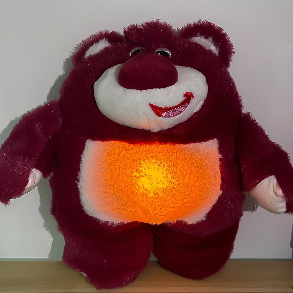 Disney Lilo&Stitch Plush Doll Breath Child Peluche Kawaii Soothes Toy Anime Baby Music Light Sleep Toys Pink Stitch Kid Gifts